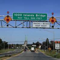 Stainless steel gantry type traffic information board