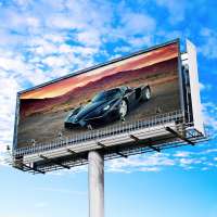 Large size highway double sided outdoor billboard advertising