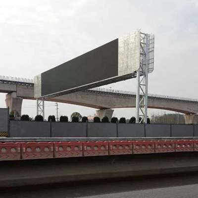 Highway super size electronic screen gantry board