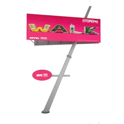 Outside advertising bright lighting led outdoor hoarding display board