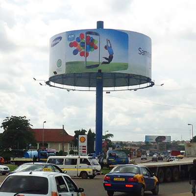 Stainless steel material structure outdoor cheap modern advertising board billboard