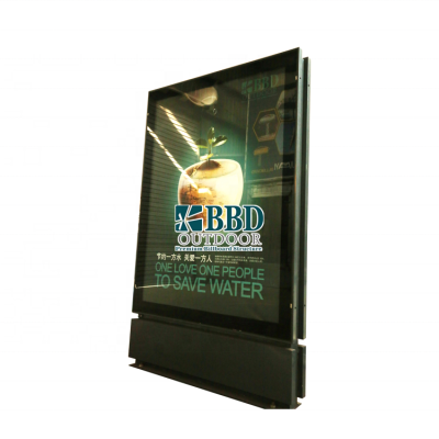 Custom double side aluminum frame display sign advertising led scrolling light box